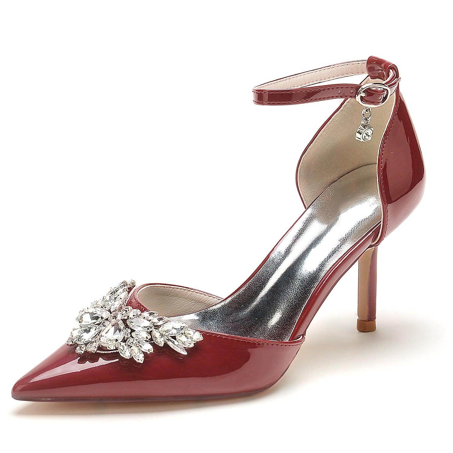 Stiletto Heel 8.5cm Patent Leather Shoes CK0181 - COCOMELODY
